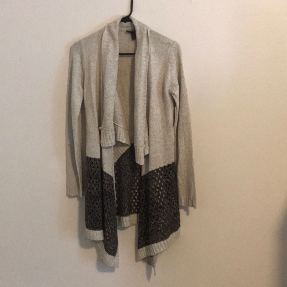Beige/brown cardigan BRAND NEW- Allison brittney